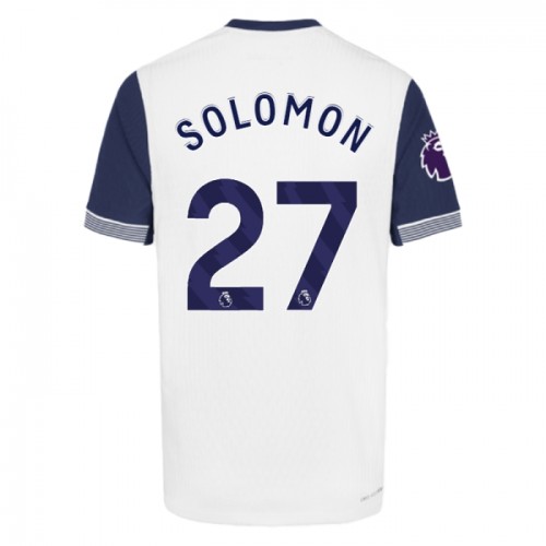 Camiseta Tottenham Hotspur Solomon 27 Primera 2024-25 Camiseta Tottenham Hotspur Solomon 27 Primera 2024-25